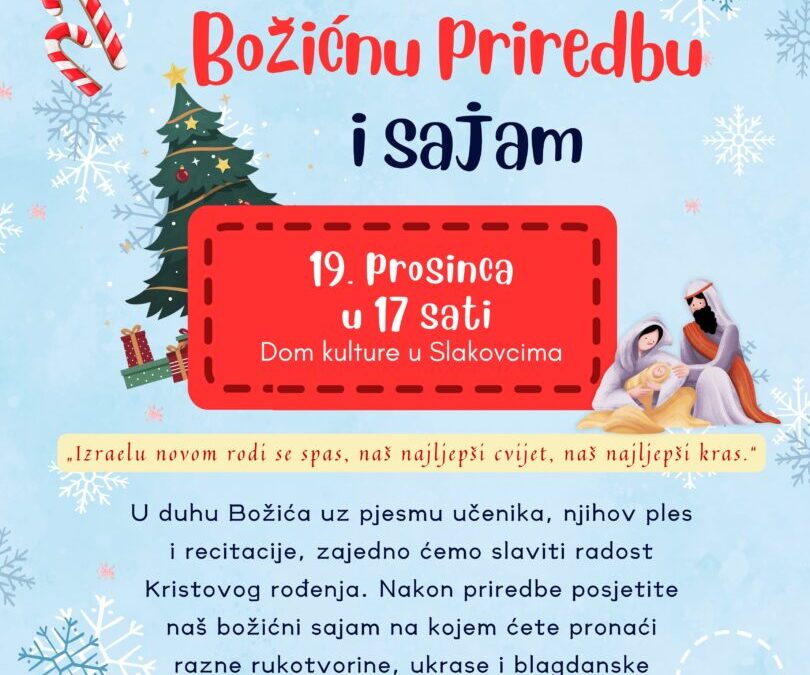 Pozivnica na priredbu i sajam