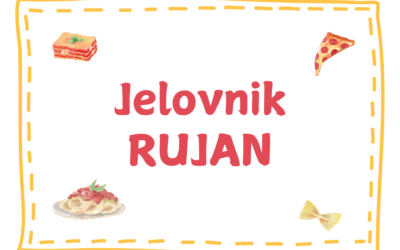 Jelovnik za rujan