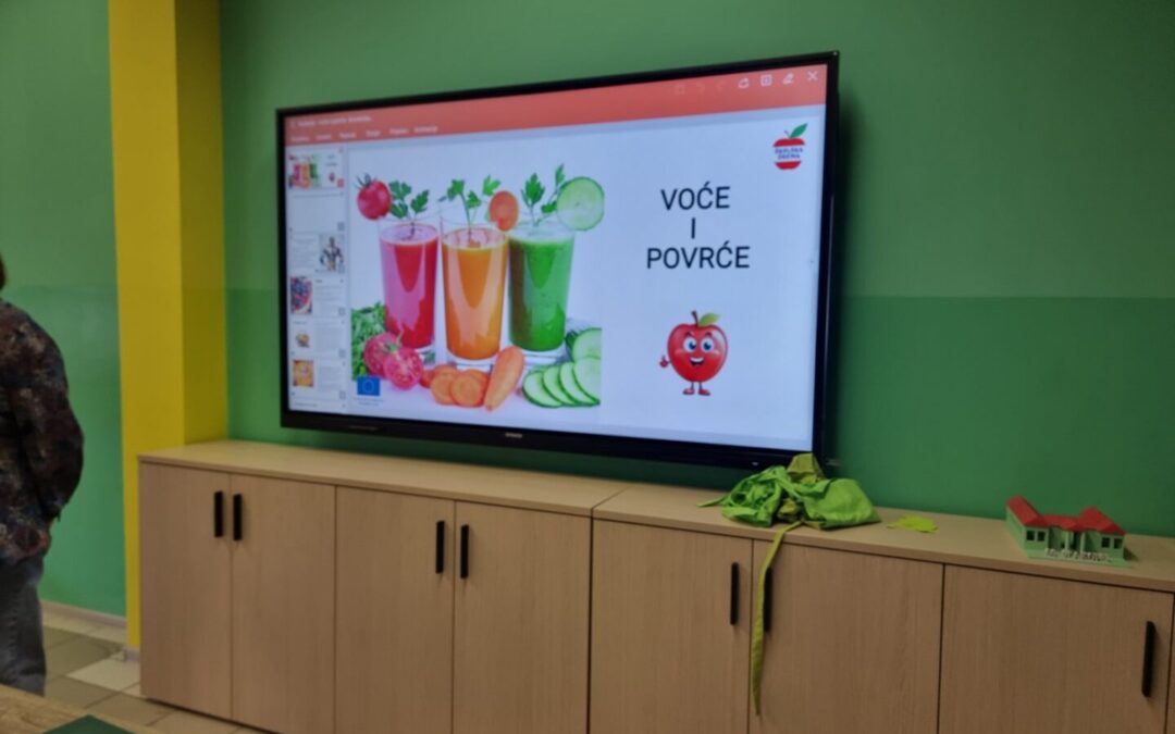 Edukativni sat o pravilnoj prehrani i kušanje voća