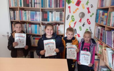 Posjet učenika prvoga razreda školskoj knjižnici