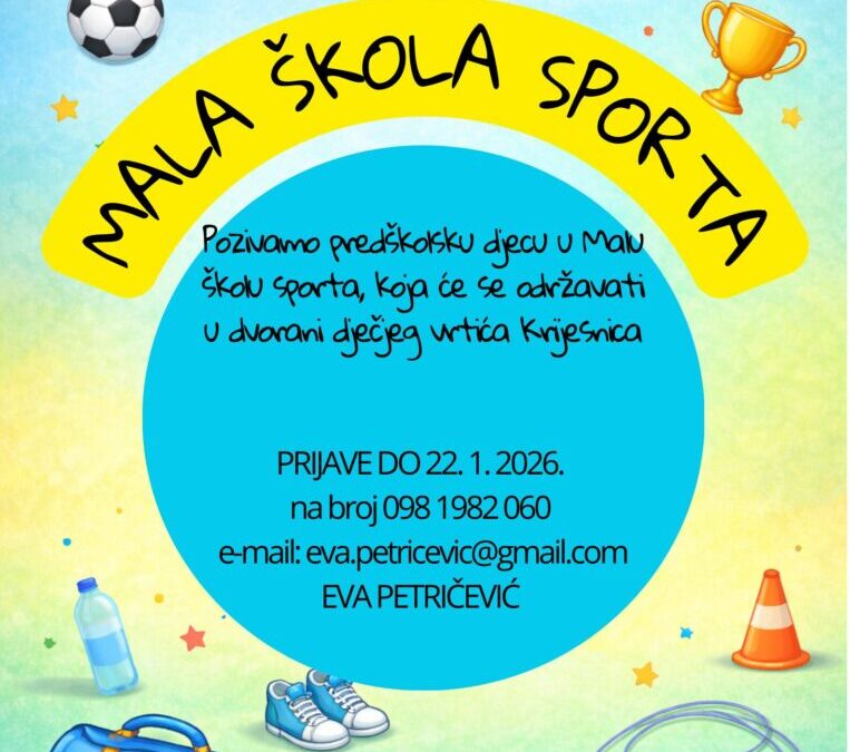 Mala škola sporta!