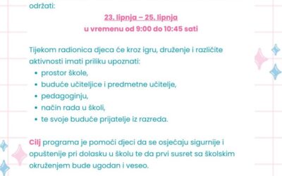 Poziv budućim prvašićima – „Mala škola“